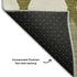8' X 10' Olive Green And Ivory Geometric Washable Area Rug With UV Protection