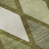 8' X 10' Olive Green And Ivory Geometric Washable Area Rug With UV Protection