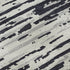 5' X 8' Black And Ivory Striped Washable Area Rug With UV Protection