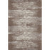 5' X 8' Brown And Ivory Striped Washable Area Rug With UV Protection