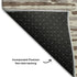 5' X 8' Brown And Ivory Striped Washable Area Rug With UV Protection