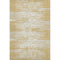 5' X 8' Gold And Ivory Striped Washable Area Rug With UV Protection