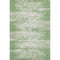 5' X 8' Green And Ivory Striped Washable Area Rug With UV Protection