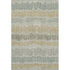 5' X 8' Beige Gold And Gray Striped Washable Area Rug With UV Protection
