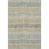 5' X 8' Beige Gold And Gray Striped Washable Area Rug With UV Protection