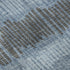 8' X 10' Blue Ivory And Gray Striped Washable Area Rug With UV Protection