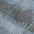 8' X 10' Blue Ivory And Gray Striped Washable Area Rug With UV Protection