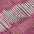 5' X 8' Blush Orange And Ivory Striped Washable Area Rug With UV Protection
