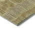 5' X 8' Gold Beige And Rust Striped Washable Area Rug With UV Protection