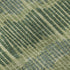 8' Green Ivory And Taupe Striped Washable Round Rug With UV Protection