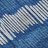 5' X 8' Navy Blue Ivory And Gray Striped Washable Area Rug With UV Protection