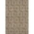 9' X 12' Brown And Ivory Geometric Washable Area Rug With UV Protection