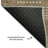 9' X 12' Brown And Ivory Geometric Washable Area Rug With UV Protection