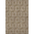 9' X 12' Brown And Ivory Geometric Washable Area Rug With UV Protection