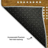 9' X 12' Terra Cotta And Ivory Geometric Washable Area Rug With UV Protection