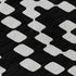 8' X 10' Black And Ivory Geometric Washable Area Rug With UV Protection