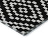 9' X 12' Black And Ivory Geometric Washable Area Rug With UV Protection
