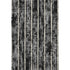 5' X 8' Black Beige And Gray Striped Washable Area Rug With UV Protection