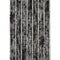 8' X 10' Black Beige And Gray Striped Washable Area Rug With UV Protection
