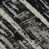 8' X 10' Black Beige And Gray Striped Washable Area Rug With UV Protection