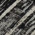 8' X 10' Black Beige And Gray Striped Washable Area Rug With UV Protection