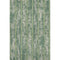 5' X 8' Green And Beige Striped Washable Area Rug With UV Protection