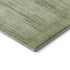 8' X 10' Artichoke Green And Ivory Striped Washable Area Rug With UV Protection