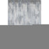 8' X 10' Gray And Silver Striped Washable Area Rug With UV Protection