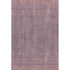 5' X 8' Mauve And Plum Striped Washable Area Rug With UV Protection