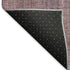 5' X 8' Mauve And Plum Striped Washable Area Rug With UV Protection