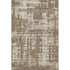 5' X 8' Brown And Beige Abstract Washable Area Rug With UV Protection