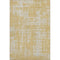 5' X 8' Gold And Beige Abstract Washable Area Rug With UV Protection