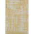 5' X 8' Gold And Beige Abstract Washable Area Rug With UV Protection