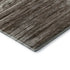 5' X 8' Brown And Beige Striped Washable Area Rug With UV Protection