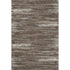 8' X 10' Brown And Beige Striped Washable Area Rug With UV Protection