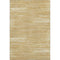 5' X 8' Gold Beige And Ivory Striped Washable Area Rug With UV Protection