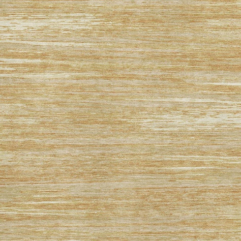 5' X 8' Gold Beige And Ivory Striped Washable Area Rug With UV Protection