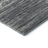 8' X 10' Gray And Ivory Striped Washable Area Rug With UV Protection