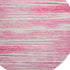 8' Pink And Ivory Striped Washable Round Rug With UV Protection