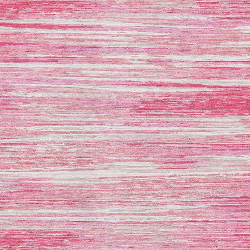 9' X 12' Pink And Ivory Striped Washable Area Rug With UV Protection