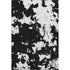 8' X 10' Black And White Abstract Washable Area Rug With UV Protection