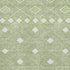 8' X 10' Artichoke Green And Ivory Geometric Washable Area Rug With UV Protection