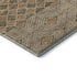 5' X 8' Brown And Beige Geometric Washable Area Rug With UV Protection
