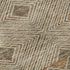 5' X 8' Brown And Beige Geometric Washable Area Rug With UV Protection