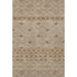 5' X 8' Brown And Beige Geometric Washable Area Rug With UV Protection