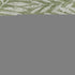 8' Green And Beige Floral Washable Round Rug With UV Protection