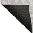 9' X 12' Lavender And Ivory Floral Washable Area Rug With UV Protection