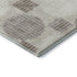 5' X 8' Beige Ivory And Taupe Geometric Washable Area Rug With UV Protection