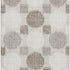 5' X 8' Beige Ivory And Taupe Geometric Washable Area Rug With UV Protection