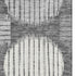5' X 8' Charcoal And Ivory Geometric Washable Area Rug With UV Protection